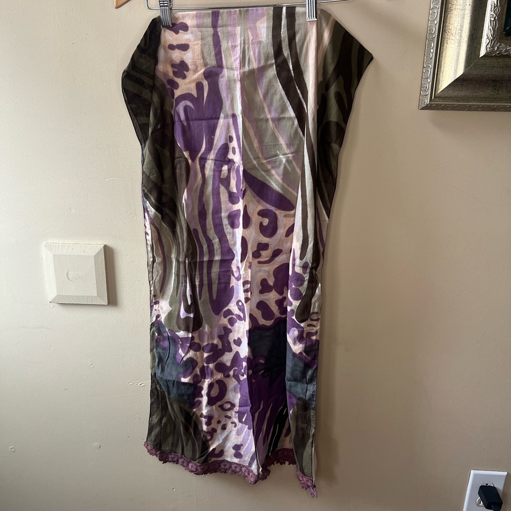 Multicolor Patterned Women's Scarf